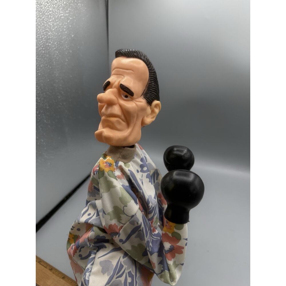 Vintage Richard Nixon Punching Puppet Political Figure Boxing Glove Toy